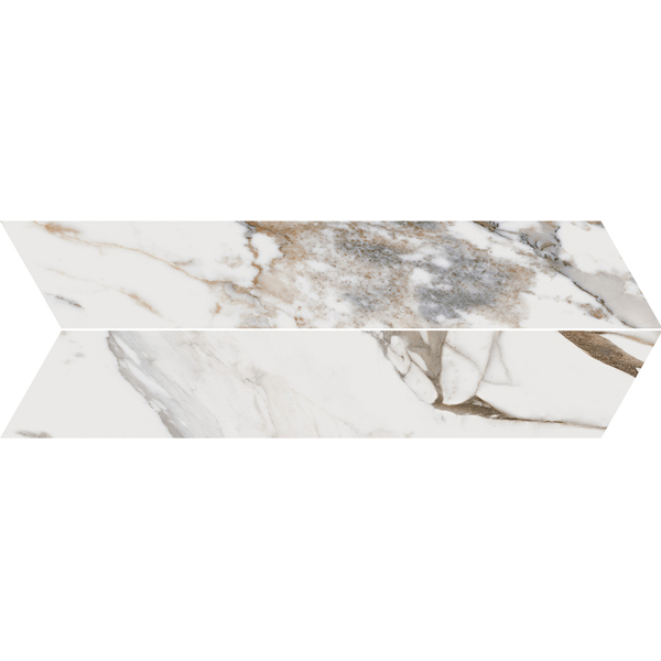 Breccia Capraia 4" x 21" Chevron