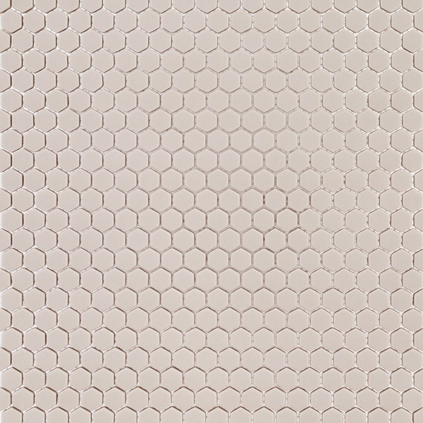 Beige 5/8" Hexagon Mosaic