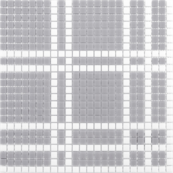 Grey Register 3/8" x 3/8" Mosaic