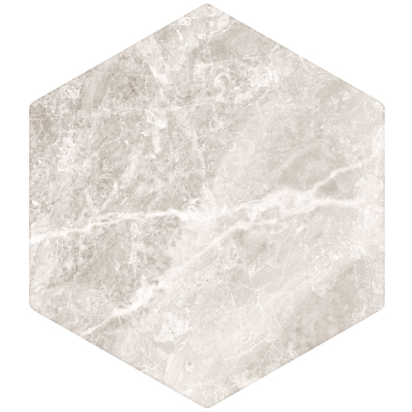 White 8" Hexagon (Floor & Wall Tile)