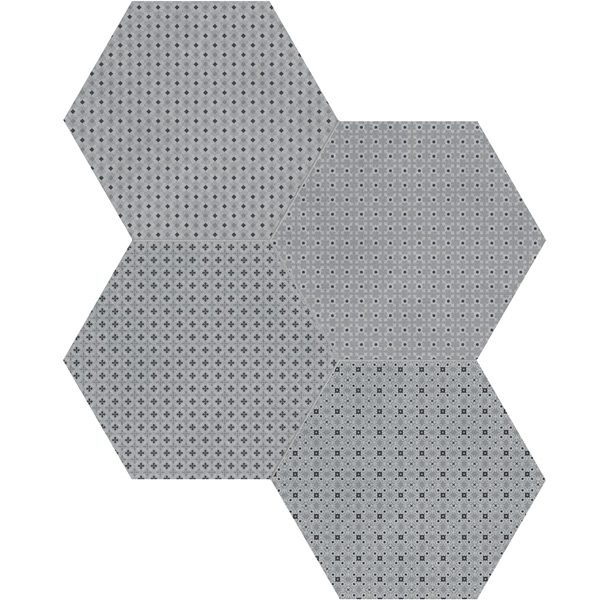 Cashmere Blend  8.5" Hexagon Blend