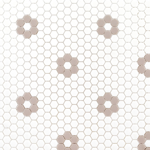 Beige Daily 5/8" Hexagon Mosaic