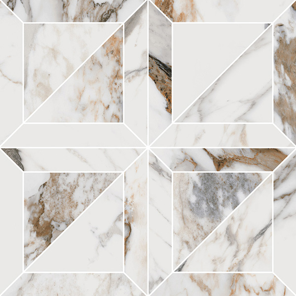 Breccia Capraia Mosaic Mix (12" x 12" Sheet)